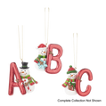 Jolly Snowman Monogram Ornament