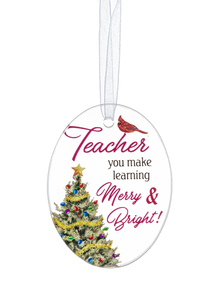 Teacher Disc Ornament