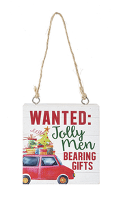 Wanted: Jolly Men Ornament