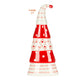 Red & White Christmas Tree w Hat