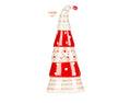 Red & White Christmas Tree w Hat