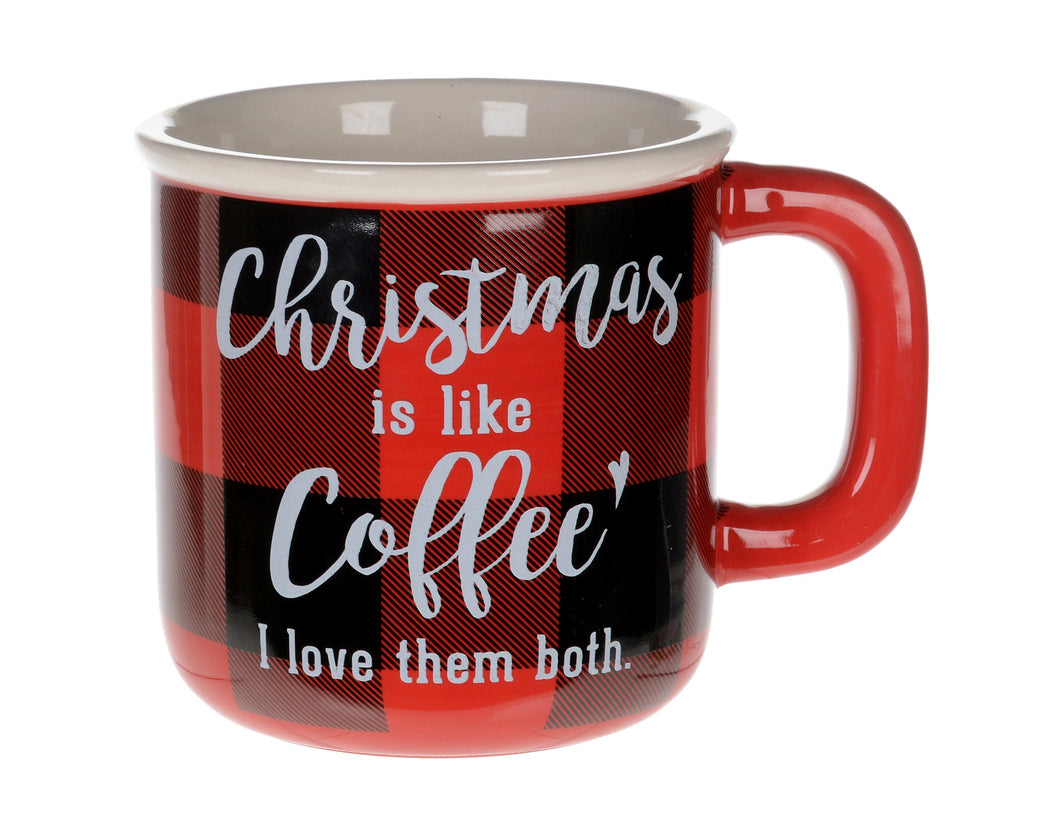 I Love Coffee Christmas Mug