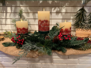 3 Candle Centerpiece