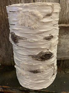 Birch Bark Candle Holder