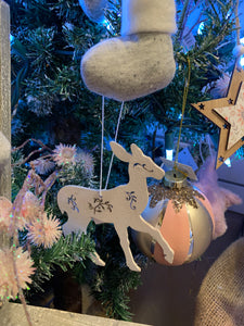 Deer Cutout Ornament