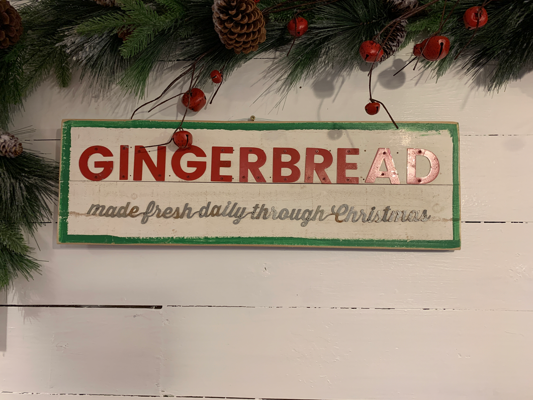 Gingerbread Sign