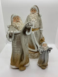 Gold & Silver Metallic Ombré Santa