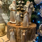 Gold & Silver Metallic Ombré Santa
