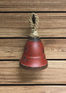 Rustic Red Galvanized Bell