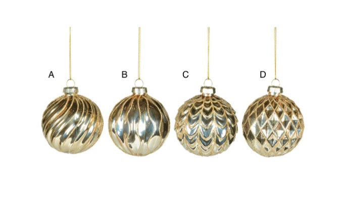 Shining Gold Ball Ornament