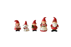 Mini Gnome Family Set of 5