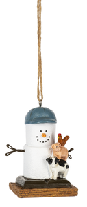 Smores Farmer Ornament