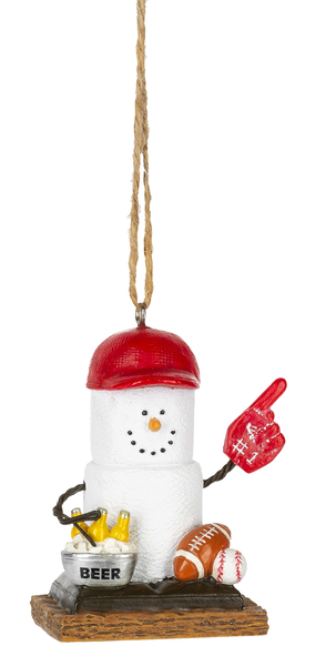 Smores Sports Fan Ornament