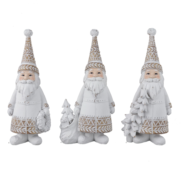 Carved Santa Figure