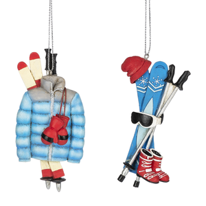 Ski Equipment Ornament