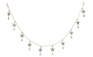 Metal Star & Bell Garland
