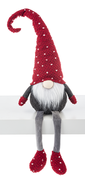 Red Polka Dot Hat Gnome