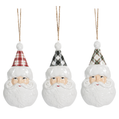 Old Fashioned Santa Head Ornament