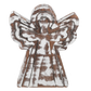 Nested White Washed Angel Set