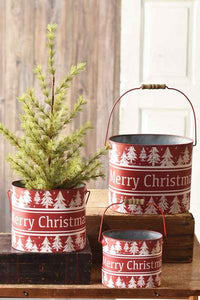 Merry Christmas Bucket