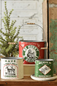 Retro Christmas Bucket