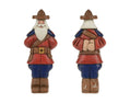 Canadian Carved Mountie Santa