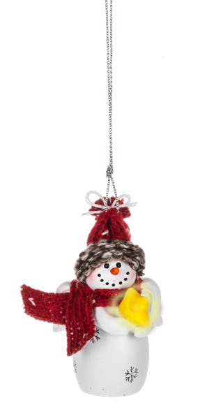 Angel Snowman Name Ornament (2023 Edition)
