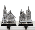 Silver Church Stocking Holder