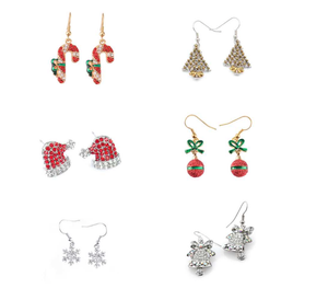 Festive Christmas Earrings