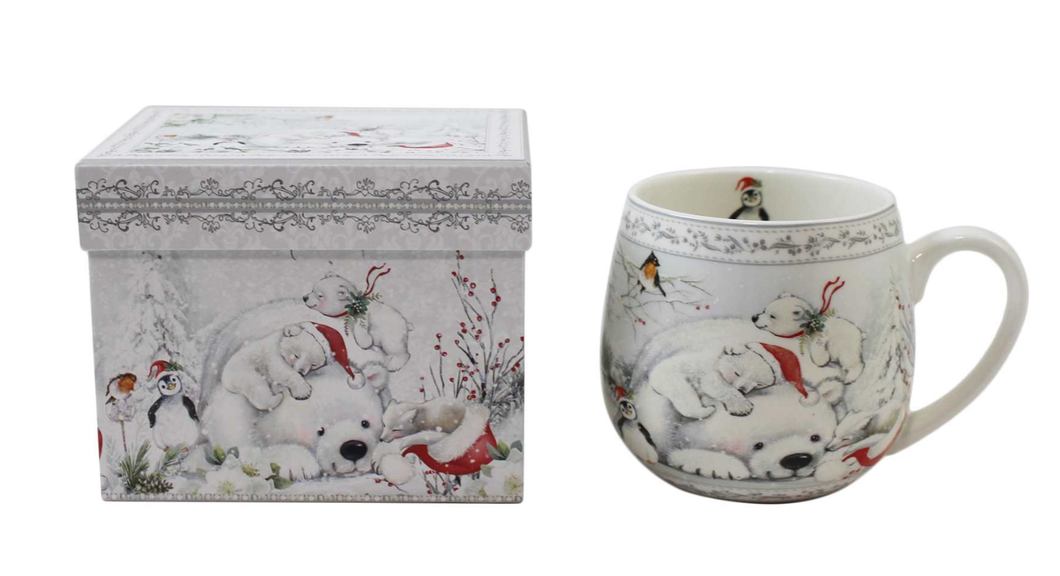 Porcelain Polar Bear Mug & Gift Box