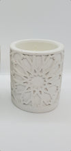 Load image into Gallery viewer, White Ceramic Votive with Candle

