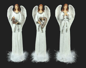 Heavenly White & Silver Angel