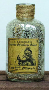 Antiquated Silver Apothecary Jar