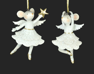 Dancing Angel Mouse Ornament