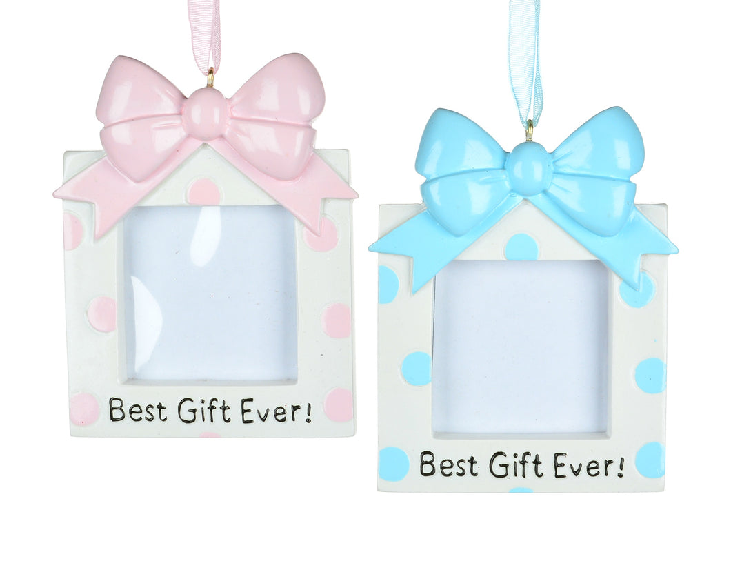 Baby's First Christmas Photo Frame Ornament