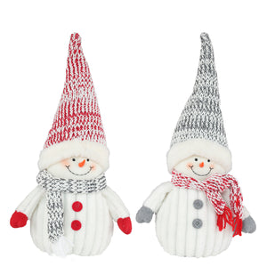 Knit Plush Snowman