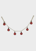Antique Red Jingle Bell Garland