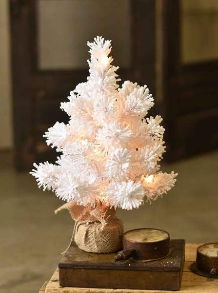 Lit White Tree 18