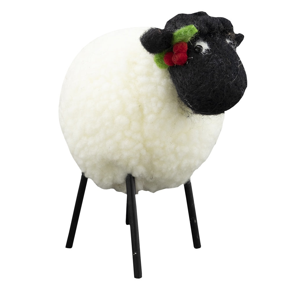 Wool Sheep Ornament