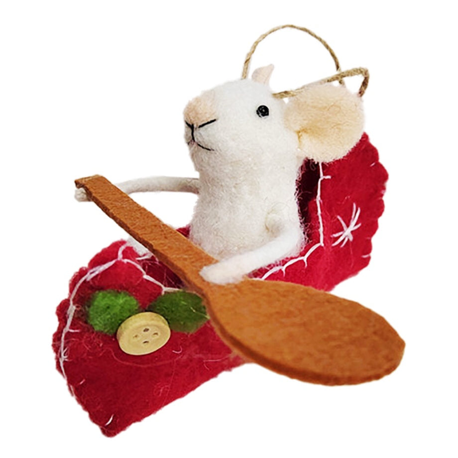 Felt Mouse In A Boat