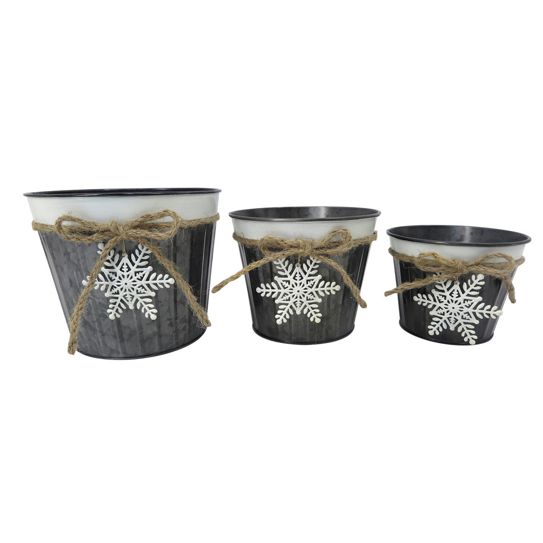 Farmhouse Galvanized Bucket