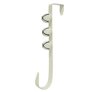 White Metal Wreath Hanger