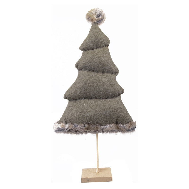 Whimsical Green Felt Tree