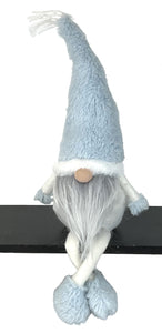 Fluffy Blue Hat Plush Gnome