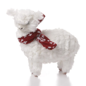 Fluffy White Llama