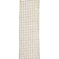Gold Glitter Mesh Ribbon