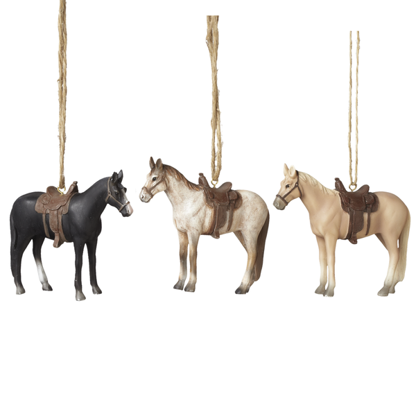 Western Horse Ornament