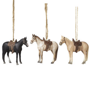 Western Horse Ornament