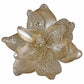Champagne Gold Poinsettia Pick