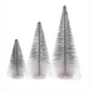 Silver Ombre Bottle Brush Trees